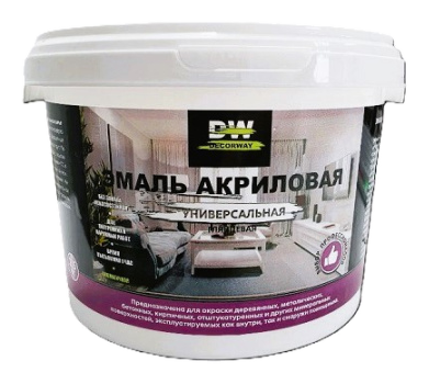 Decorway эмаль акриловая универсальная